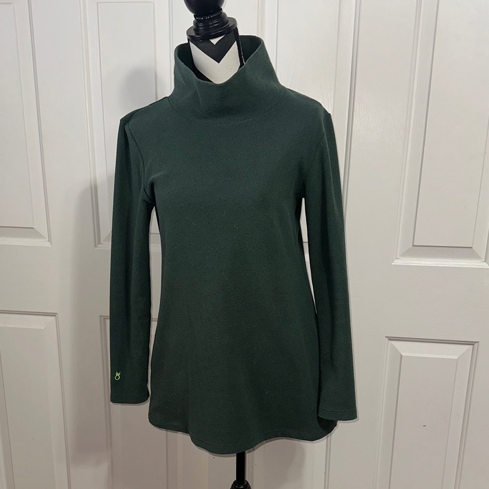 Dudley Stephens Forest Green Turtleneck Fleece